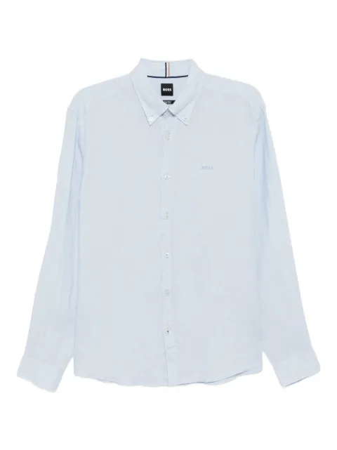 BOSS camisa con logo bordado