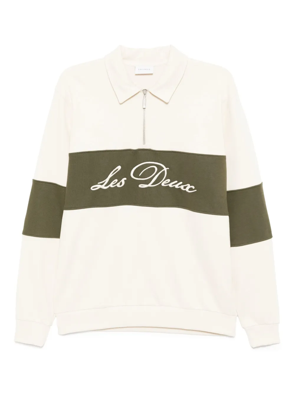 Les Deux Cory Rugby sweater Beige