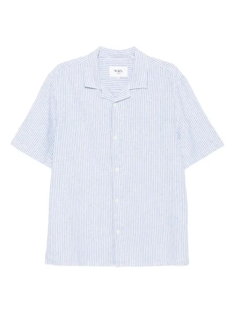 Wax London Didcot striped shirt