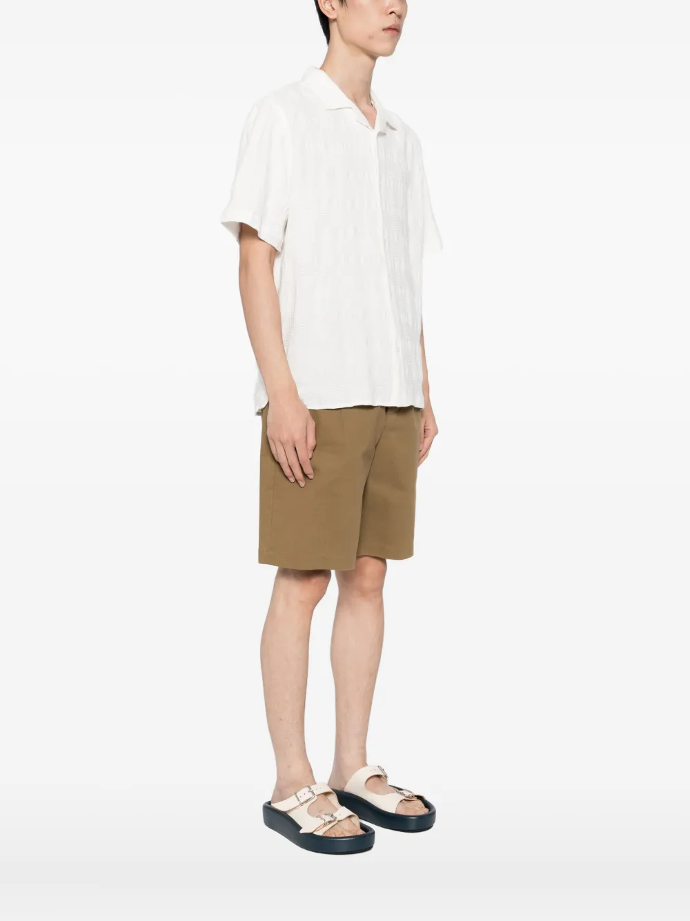 Wax London Didcot Shirt In Brown