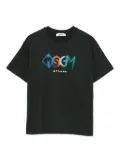 MSGM Kids logo-print T-shirt - Black