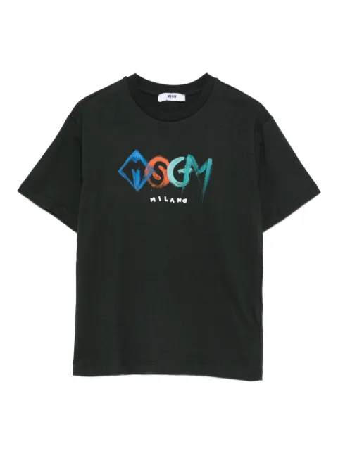 MSGM Kids logo-print T-shirt