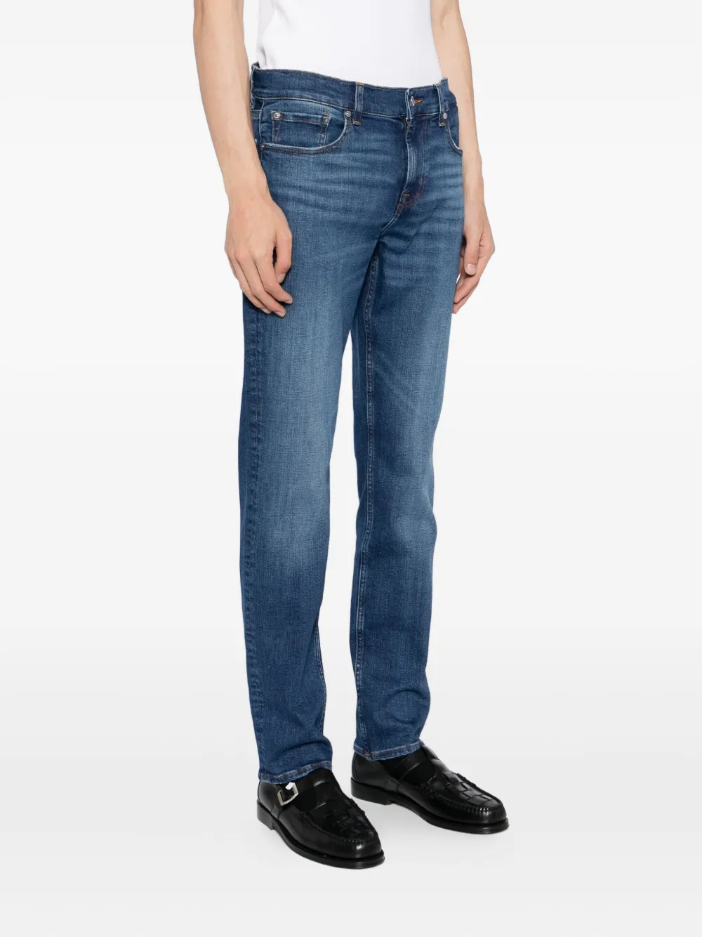 7 For All Mankind Jeans met vijf zakken Blauw
