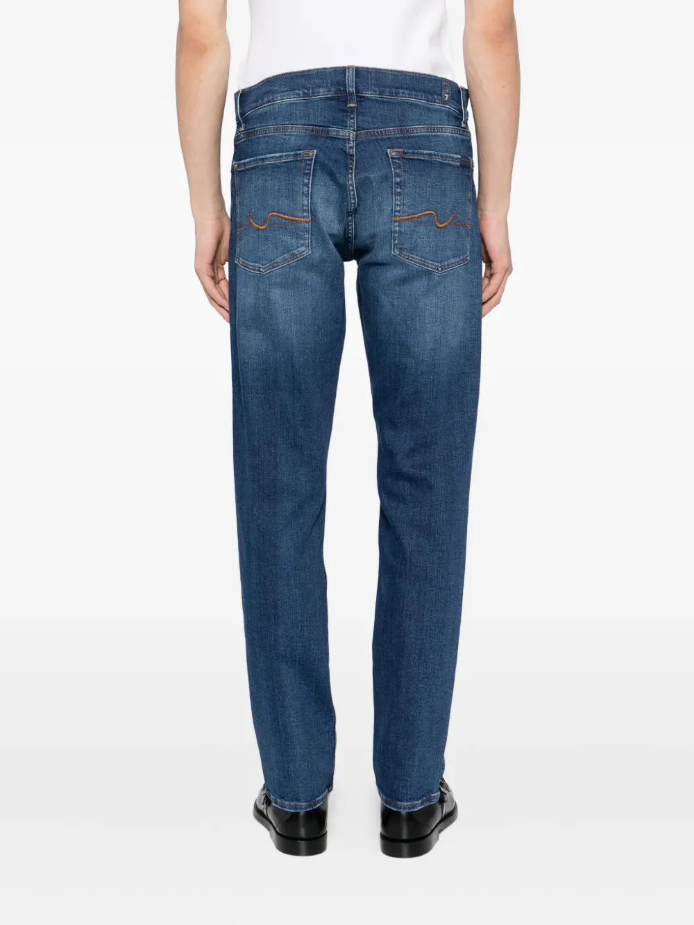 7 For All Mankind Jeans met vijf zakken Blauw