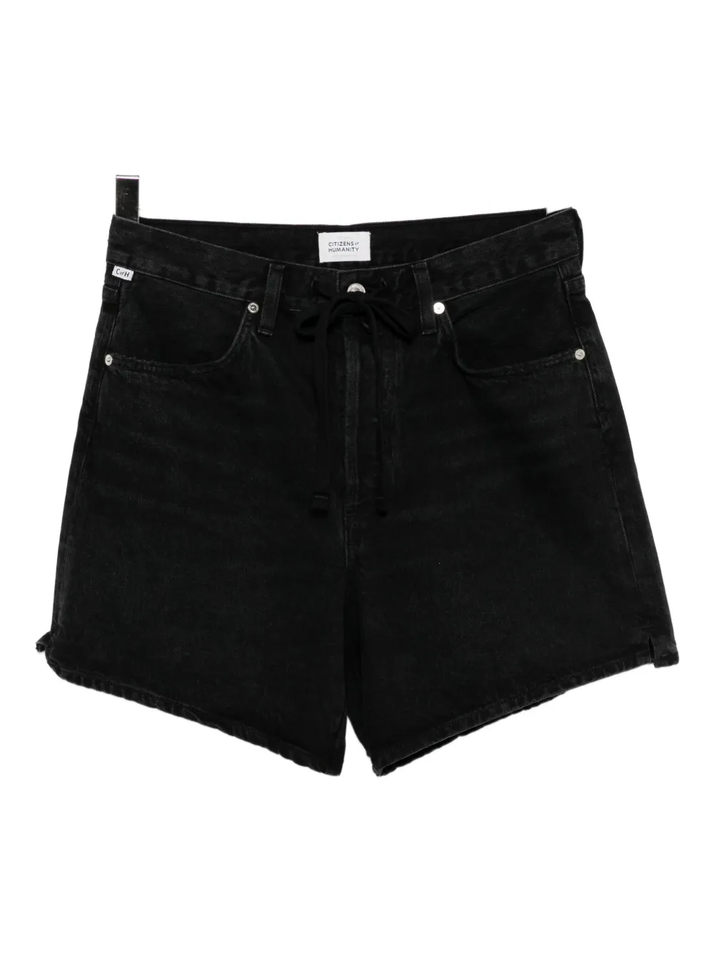 Citizen Of Humanity Annabelle Denim Shorts In Black