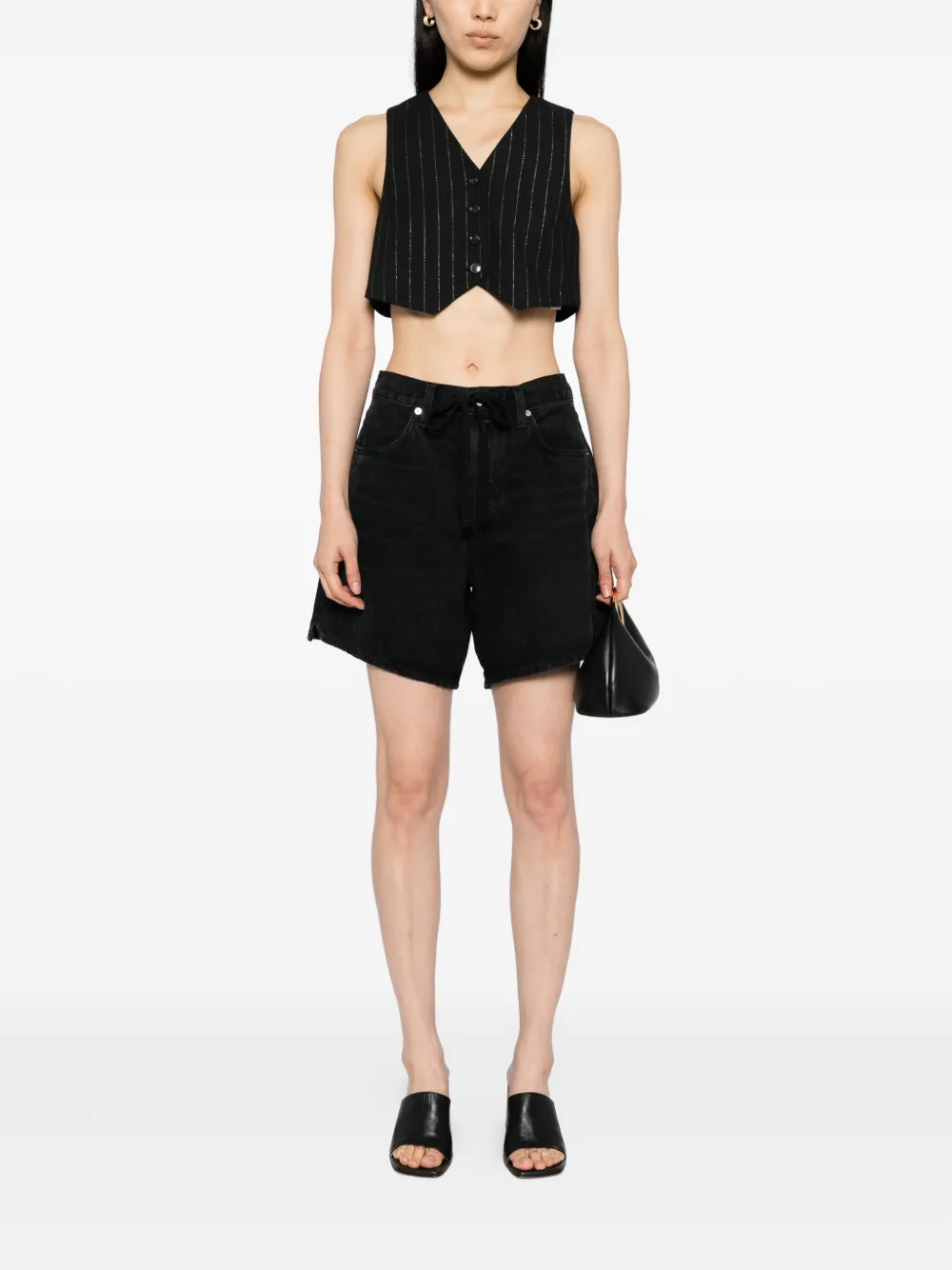 Citizens of Humanity Brynn denim shorts - Zwart