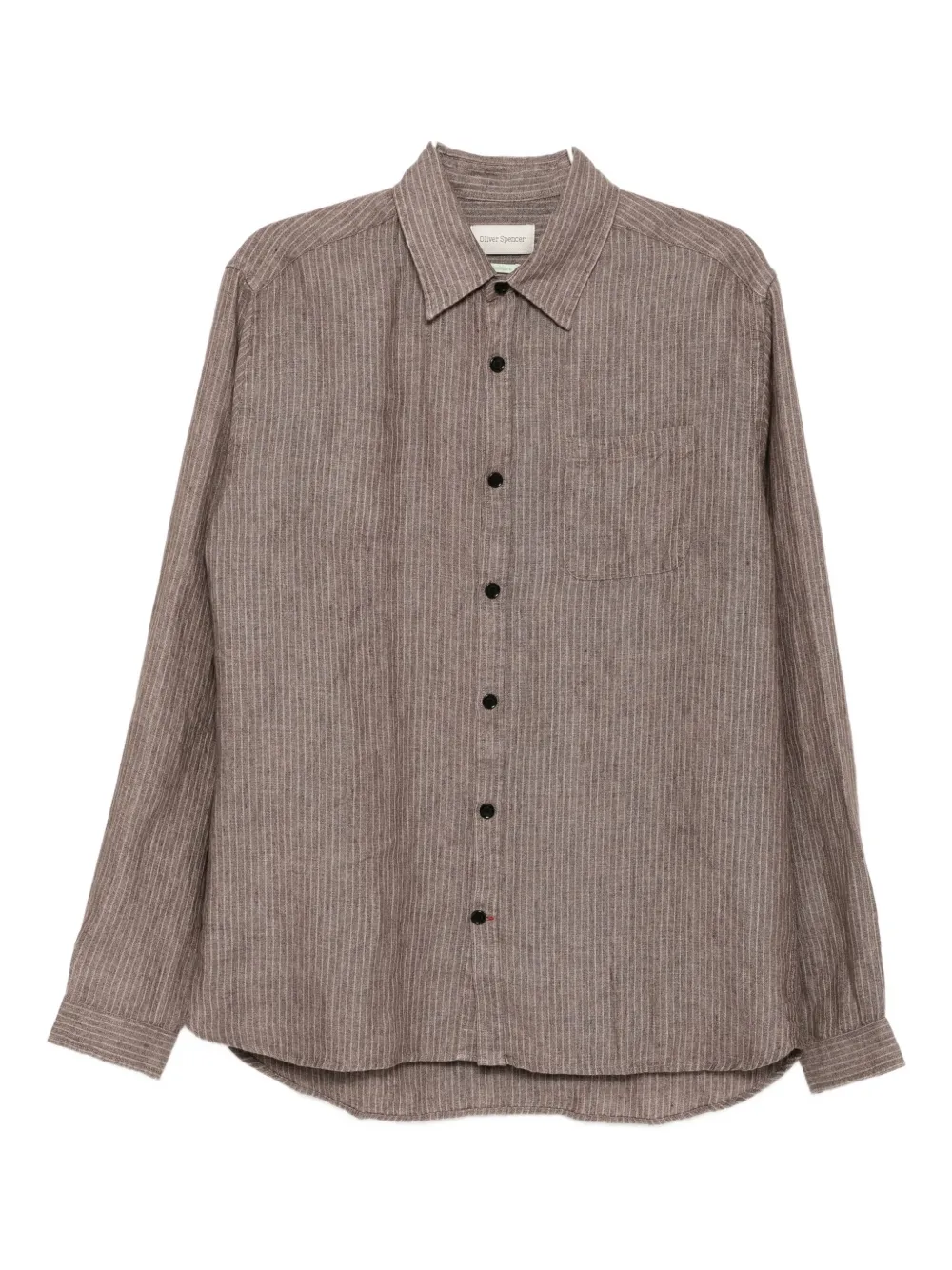 Oliver Spencer New York shirt - ブラウン Oliver Spencer New York shirt - ブラウン