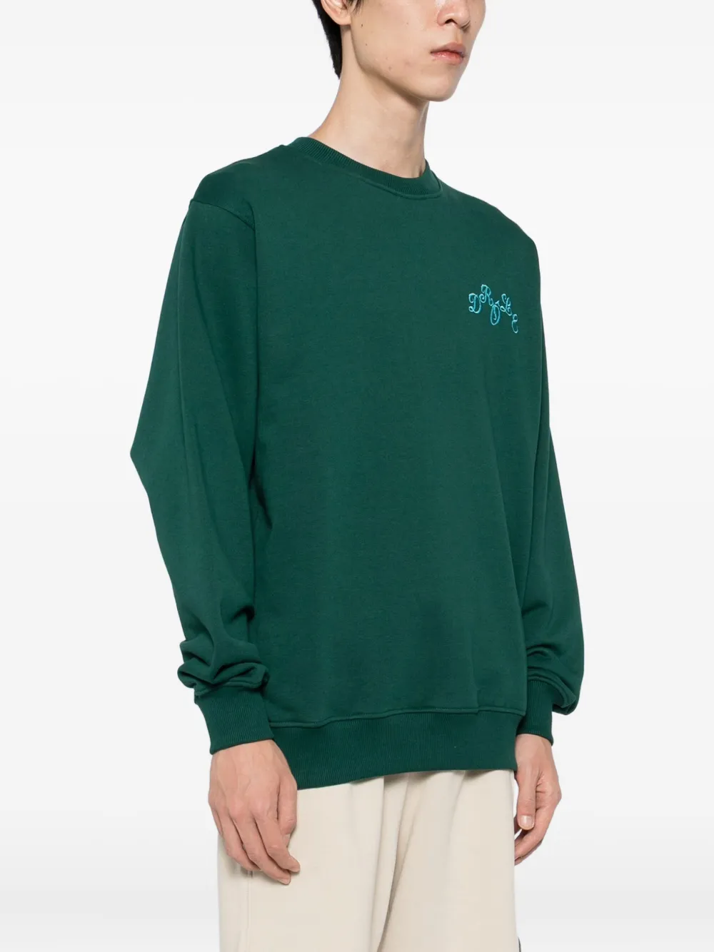 Drôle De Monsieur Plateau sweater Groen