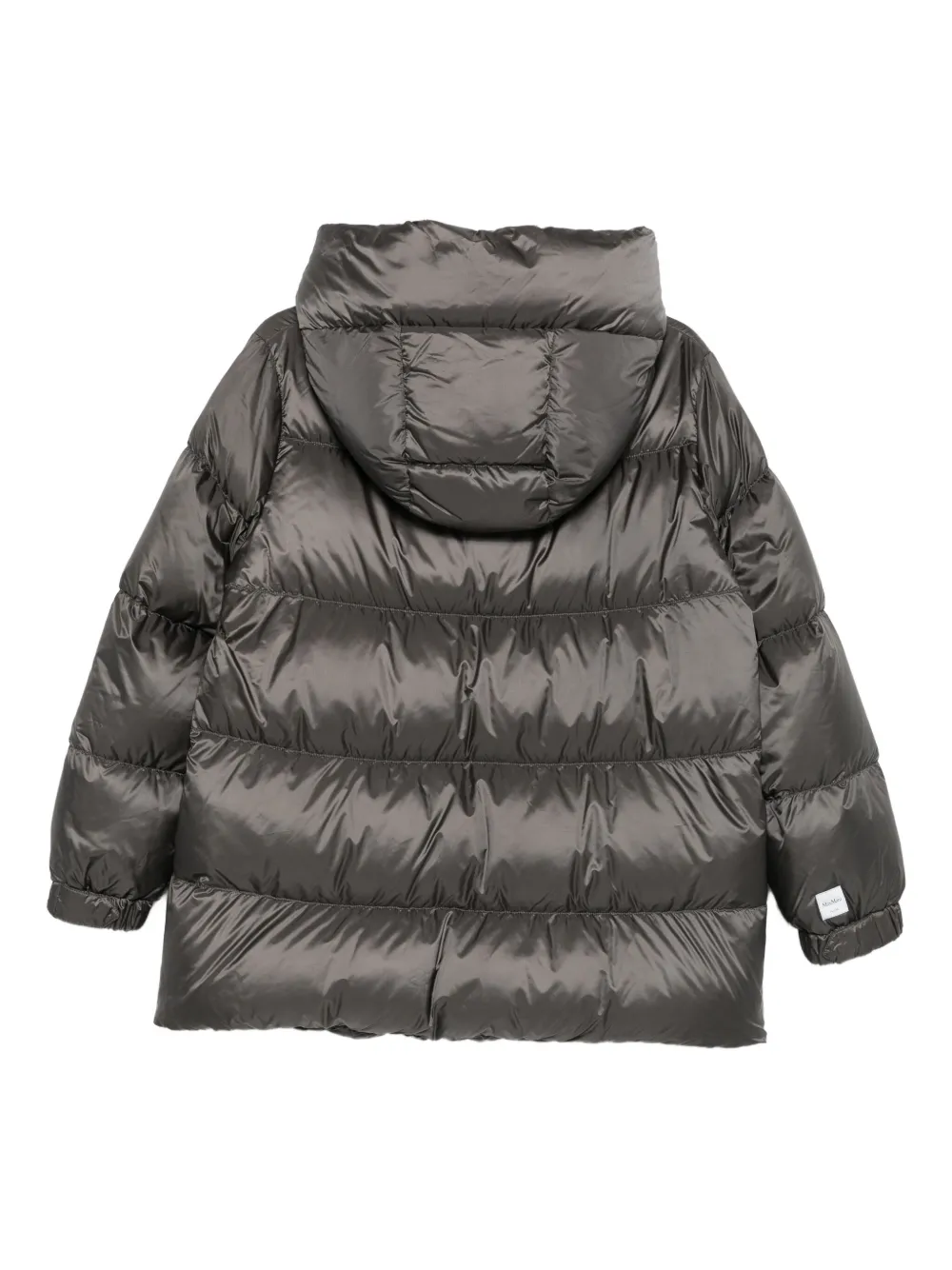 Max Mara Seia hooded quilted coat Grijs