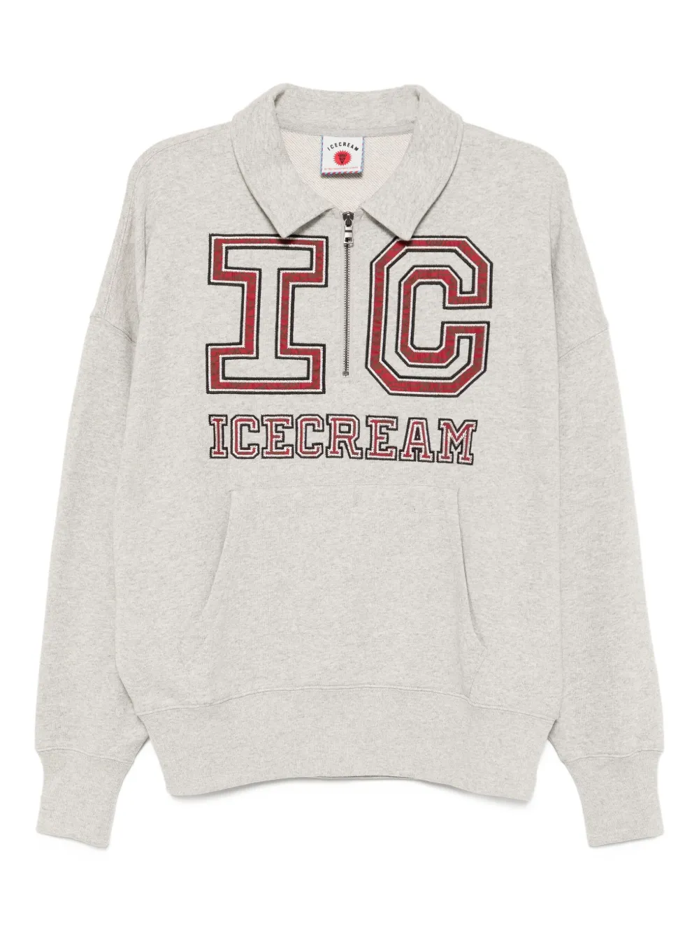 ICECREAM logo-patch sweatshirt | Grey | Image 1