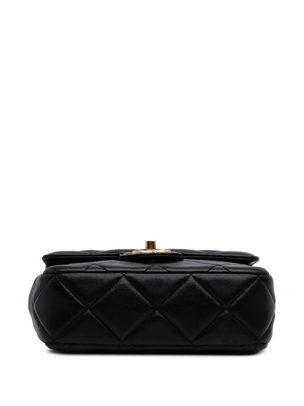 CHANEL Pre-Owned 2021-2025 ミニ キルティング ラムスキン ビジュー