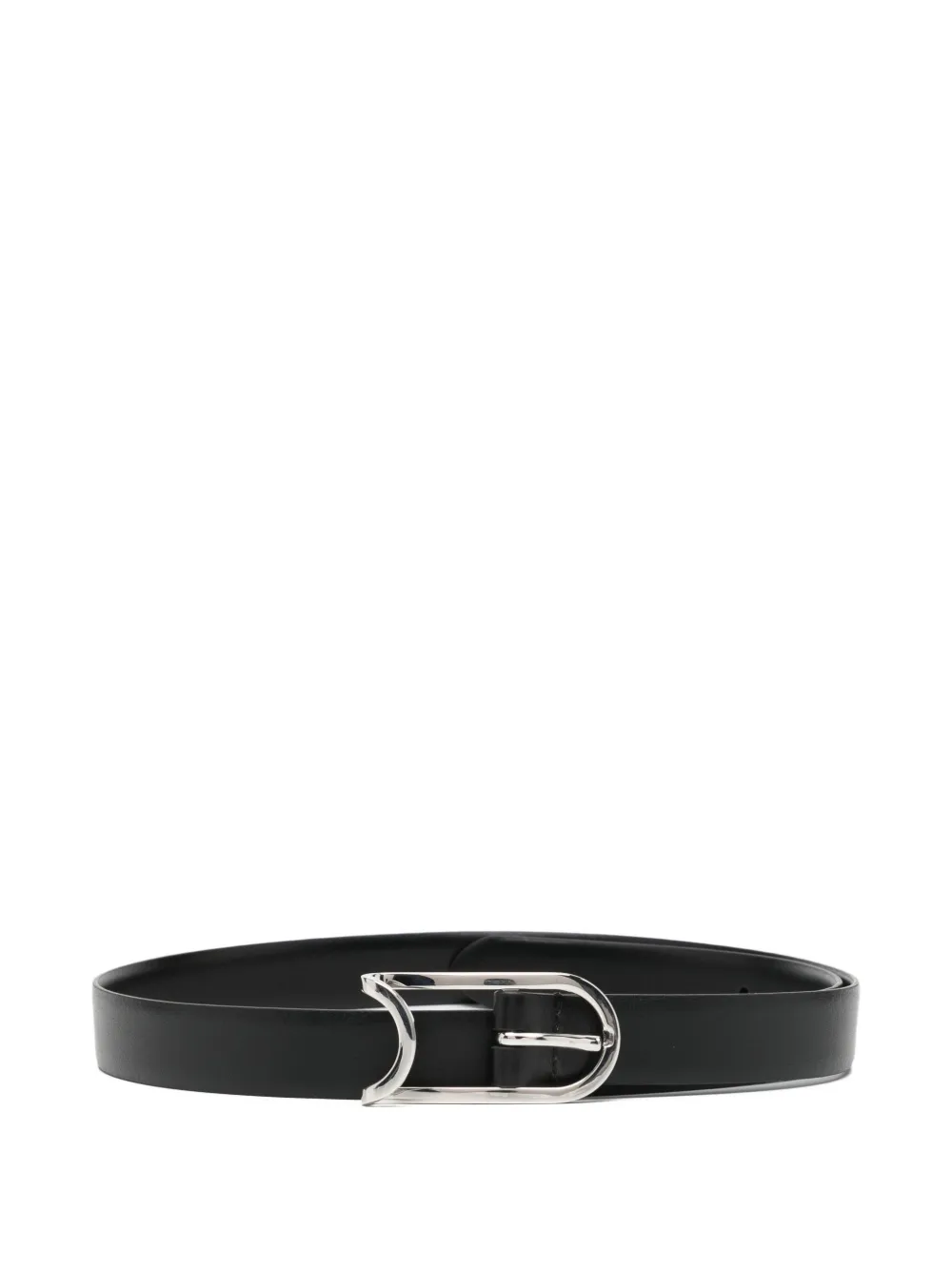 Anderson's Smalle leren riem Zwart