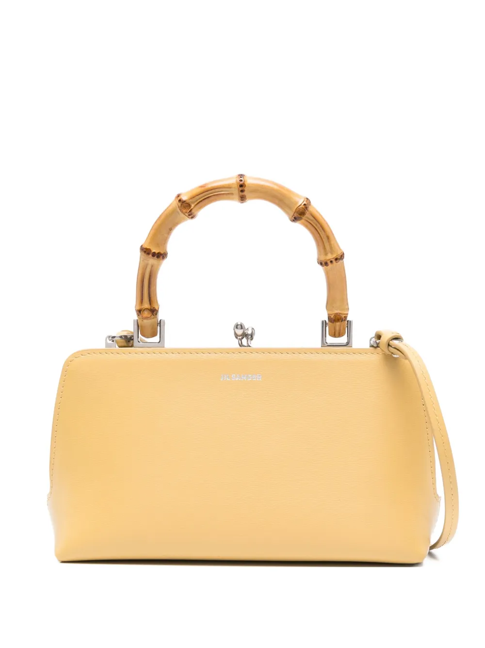 Jil Sander Goji kleine tas Geel