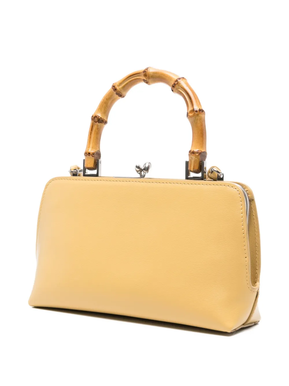 Jil Sander Goji kleine tas Geel