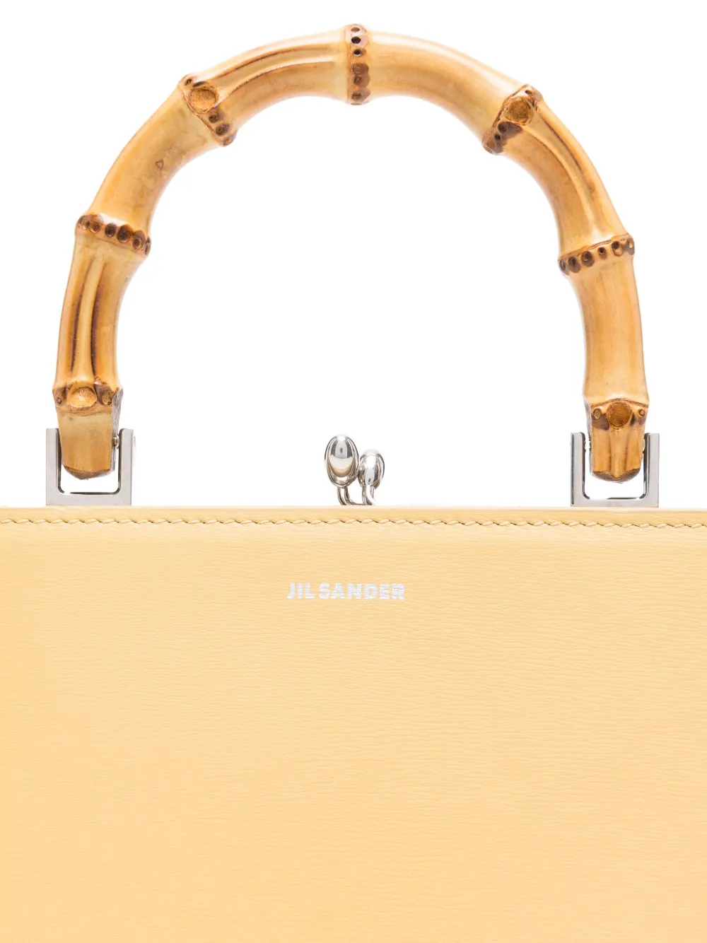 Jil Sander Goji kleine tas Geel