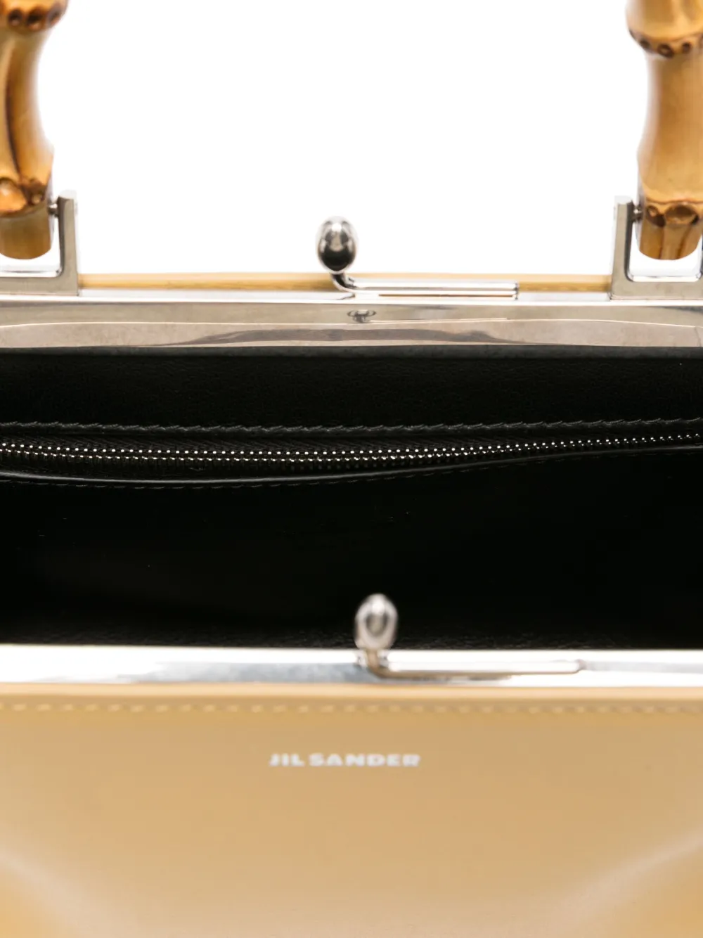 Jil Sander Goji kleine tas Geel
