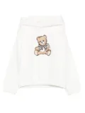 Moschino Kids teddy-print hoodie - Neutrals