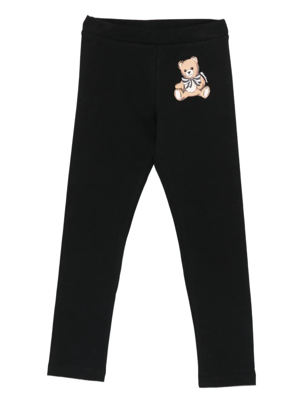 Moschino Teddy Bear Leggings In Black