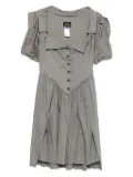Vivienne Westwood Pre-Owned 2010s buttoned puff-sleeve dress - Grey