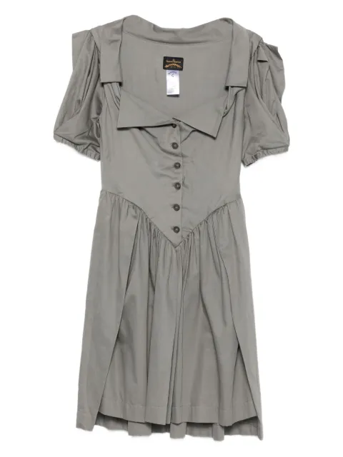 Vivienne Westwood Pre-Owned 2010s buttoned puff-sleeve dress