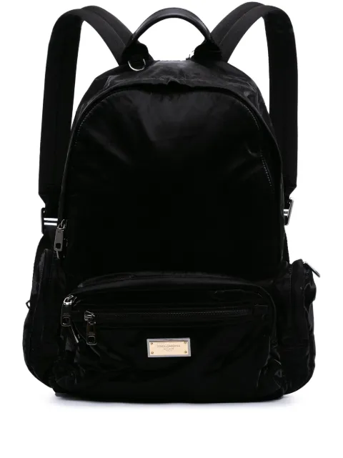 Dolce & Gabbana Pre-Owned 2000-2024 Logo Nylon Plaque backpack
