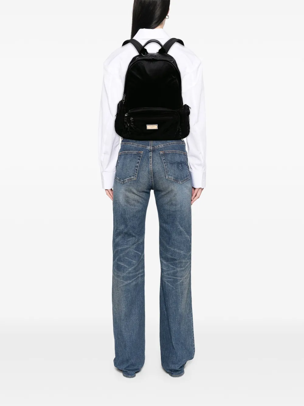 Dolce & Gabbana Pre-Owned 2000-2024 Logo Nylon Plaque backpack | Pre-Owned | Image 2