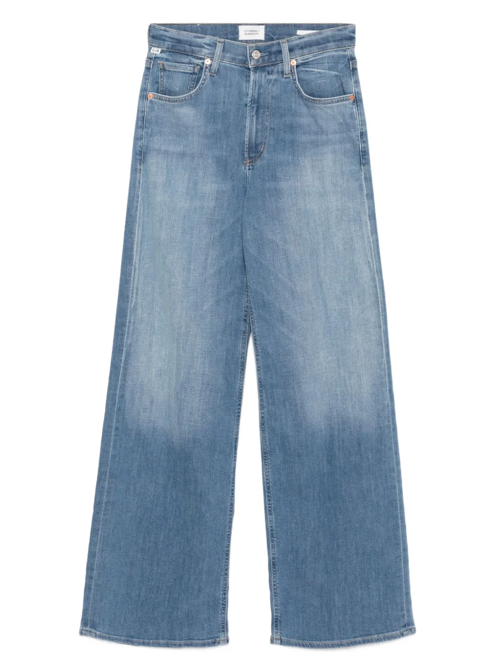 Citizens of Humanity Lyra jeans met wijde pijpen Blauw
