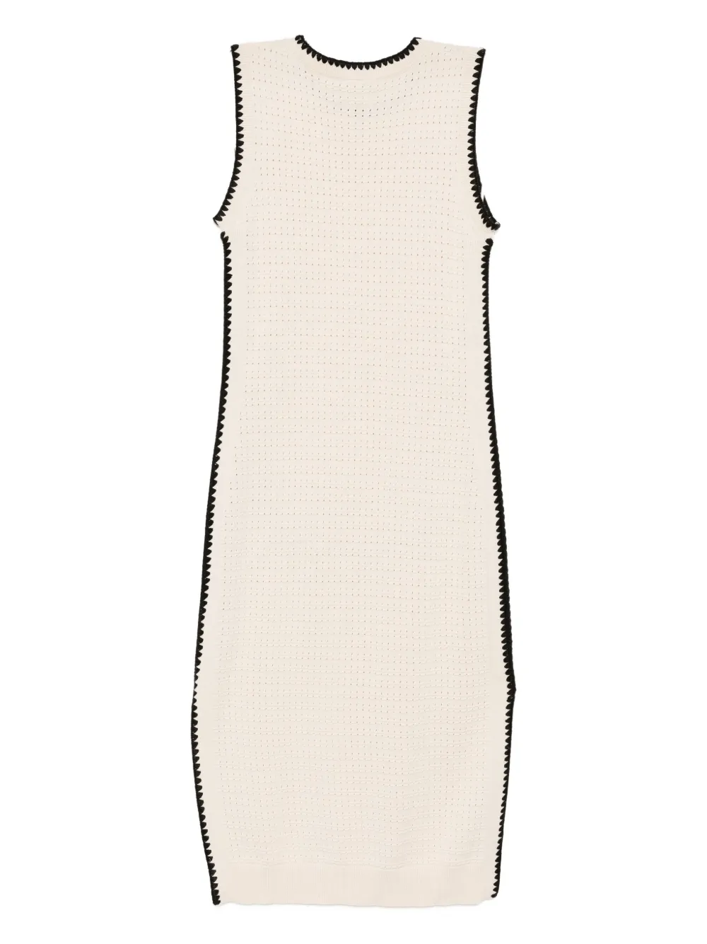 Varley Dwight Tank Midi Dress In Neutral