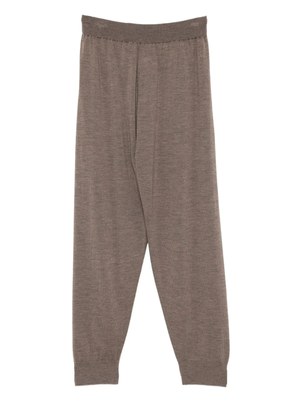 John Smedley Henning broek van merinowol - Bruin