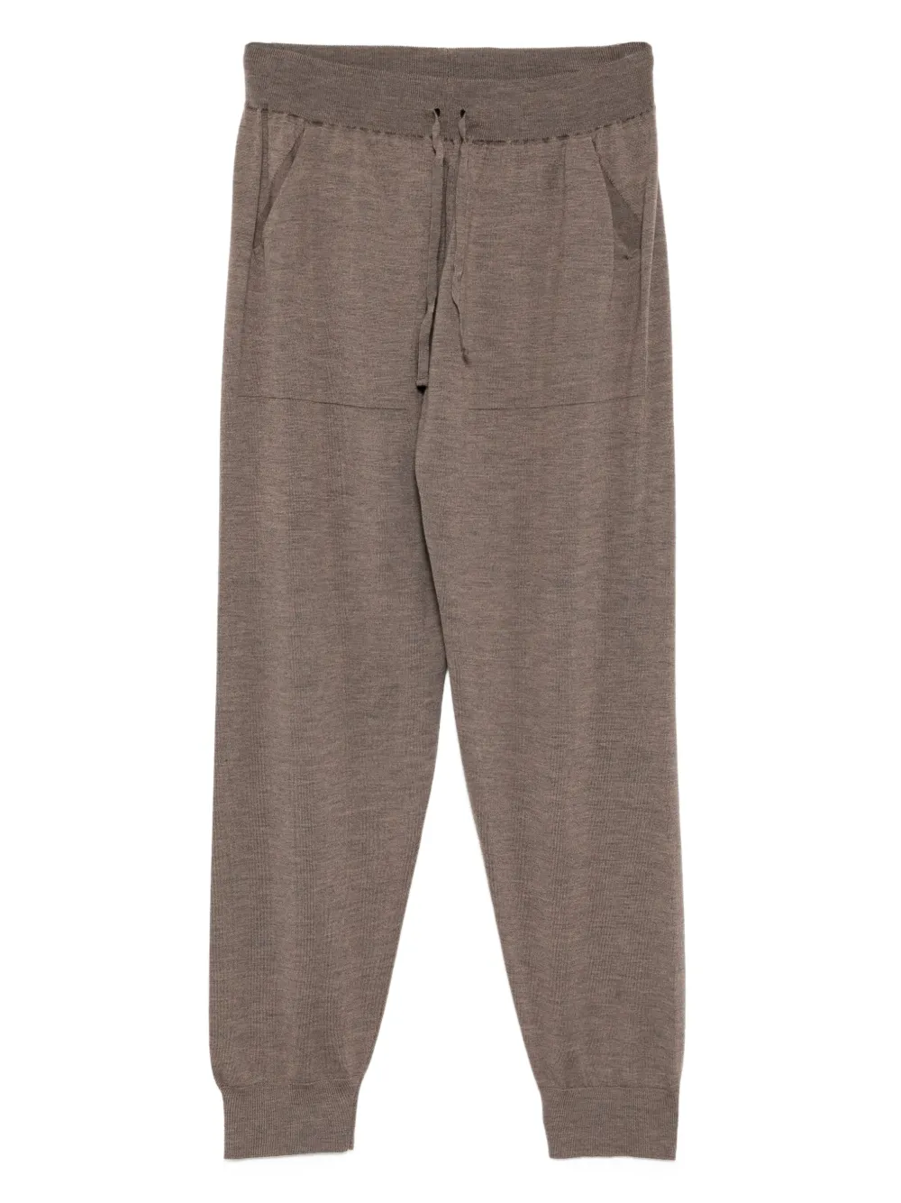 John Smedley Henning broek van merinowol Bruin