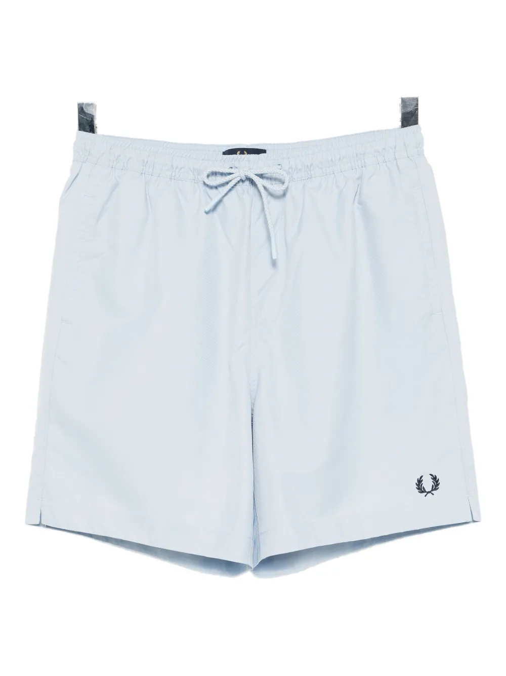 Fred Perry Elasticated Waistband Swimshorts In Blue