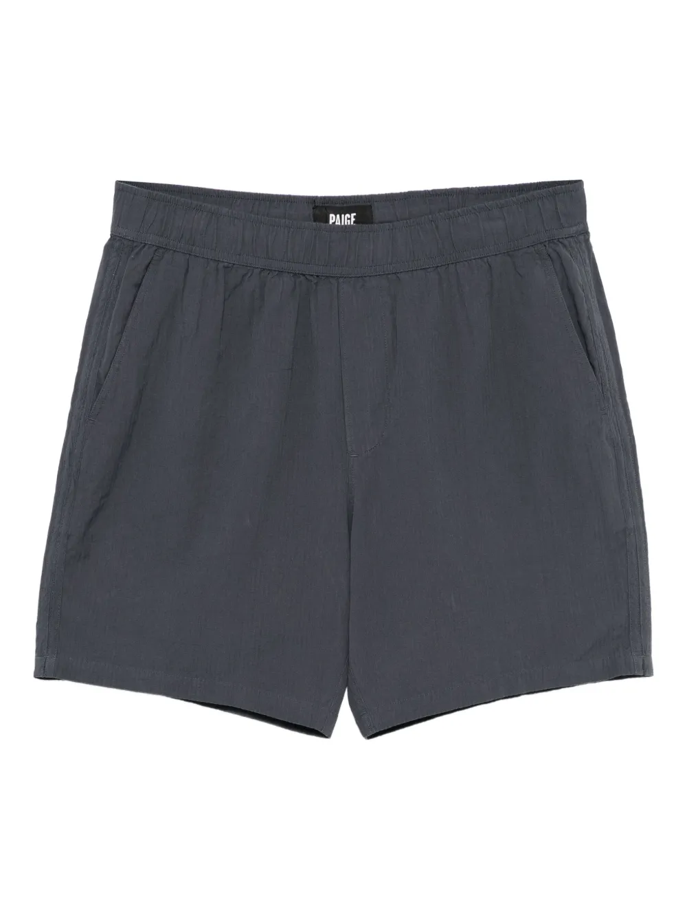 PAIGE elastic-waistband shorts Blauw