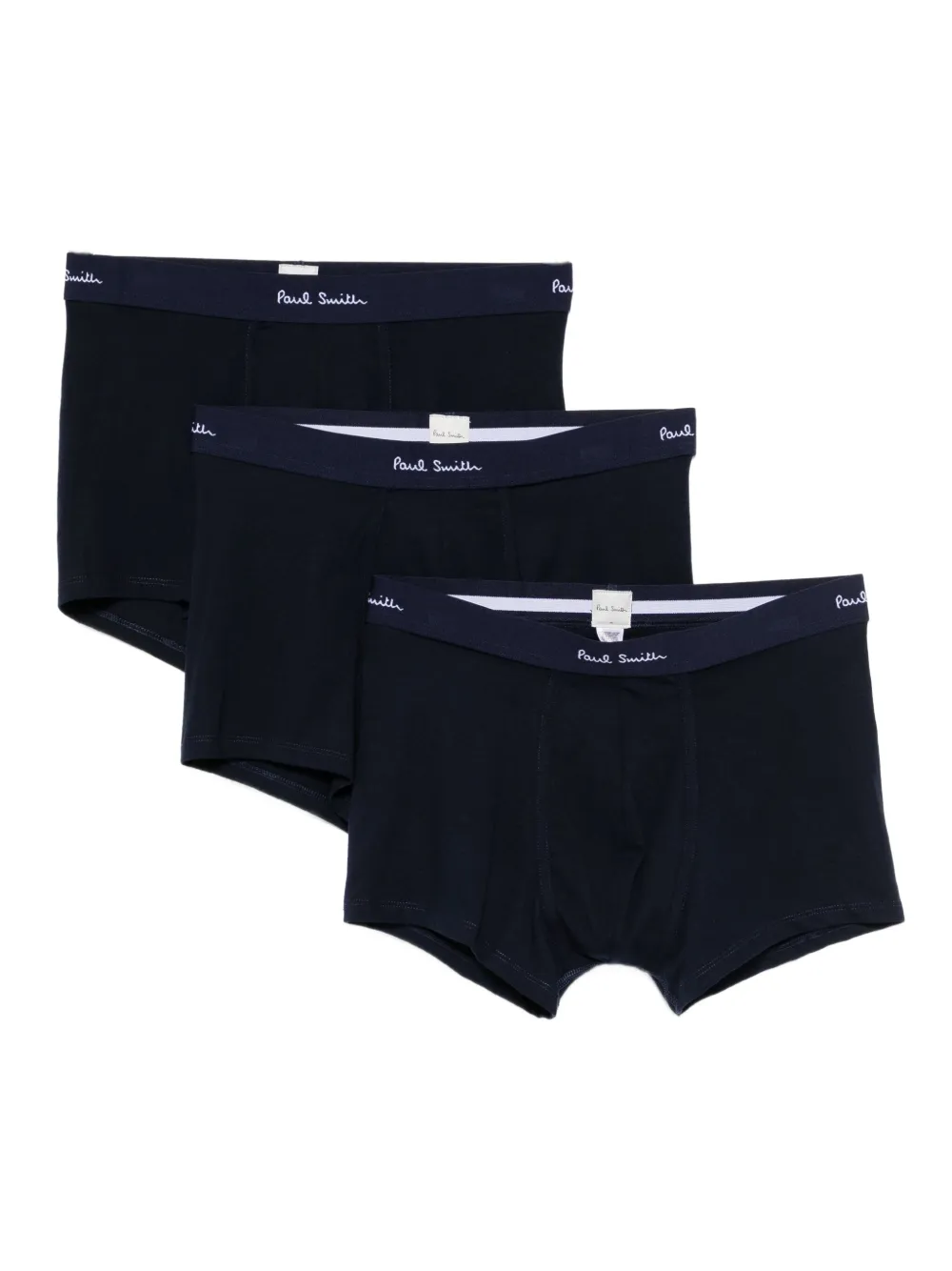 Paul Smith logo cotton boxers (set of 3) Blauw