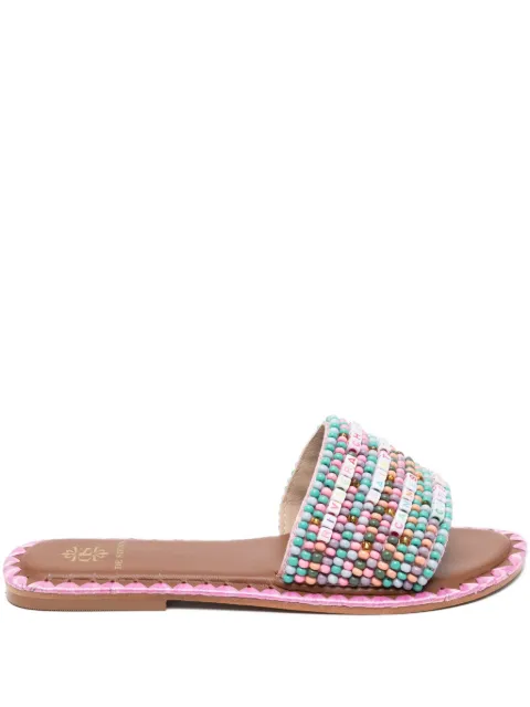 DE SIENA SHOES sandalias con detalle de cuentas
