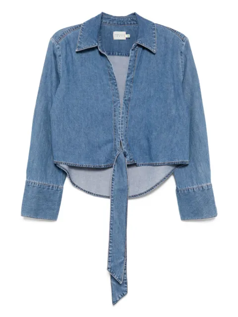 alice + olivia top Hannon Chambray
