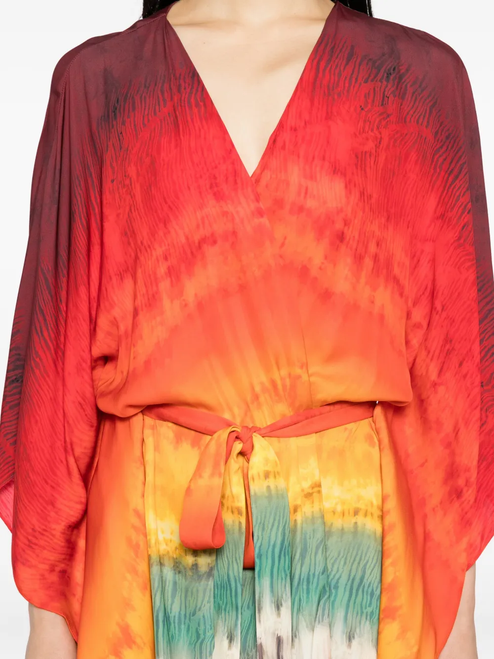 alice + olivia Marva mini-tuniek met ceintuur Rood