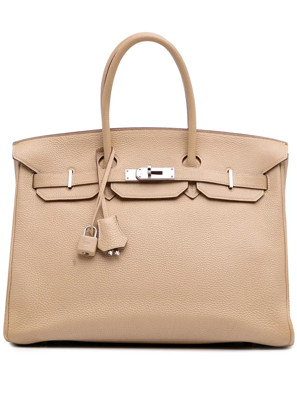 Hermès Pre-Owned 2008 Togo Birkin Retourne 35 handbag - ブラウン Hermès Pre-Owned 2008 Togo Birkin Retourne 35 handbag - ブラウン
