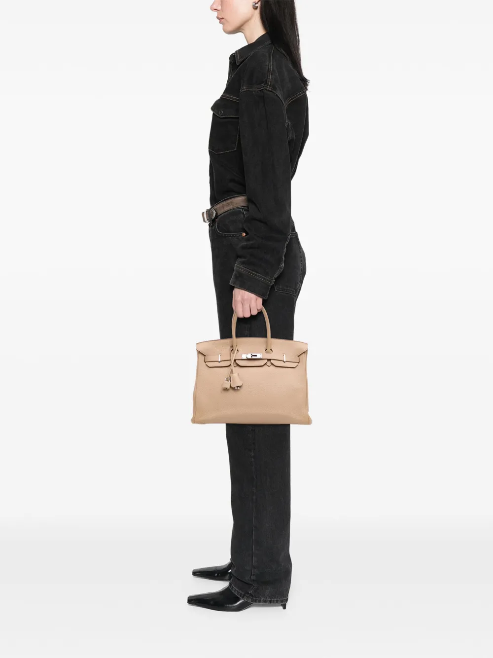 Hermès Pre-Owned 2008 Togo Birkin Retourne 35 handbag | Pre-Owned | Image 2