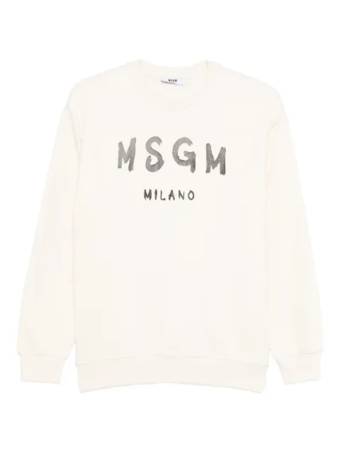 MSGM Kids logo-print sweatshirt