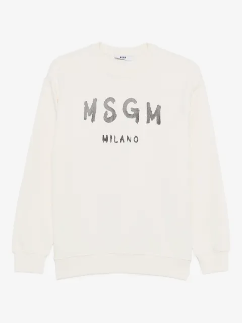MSGM Kids logo-print sweatshirt