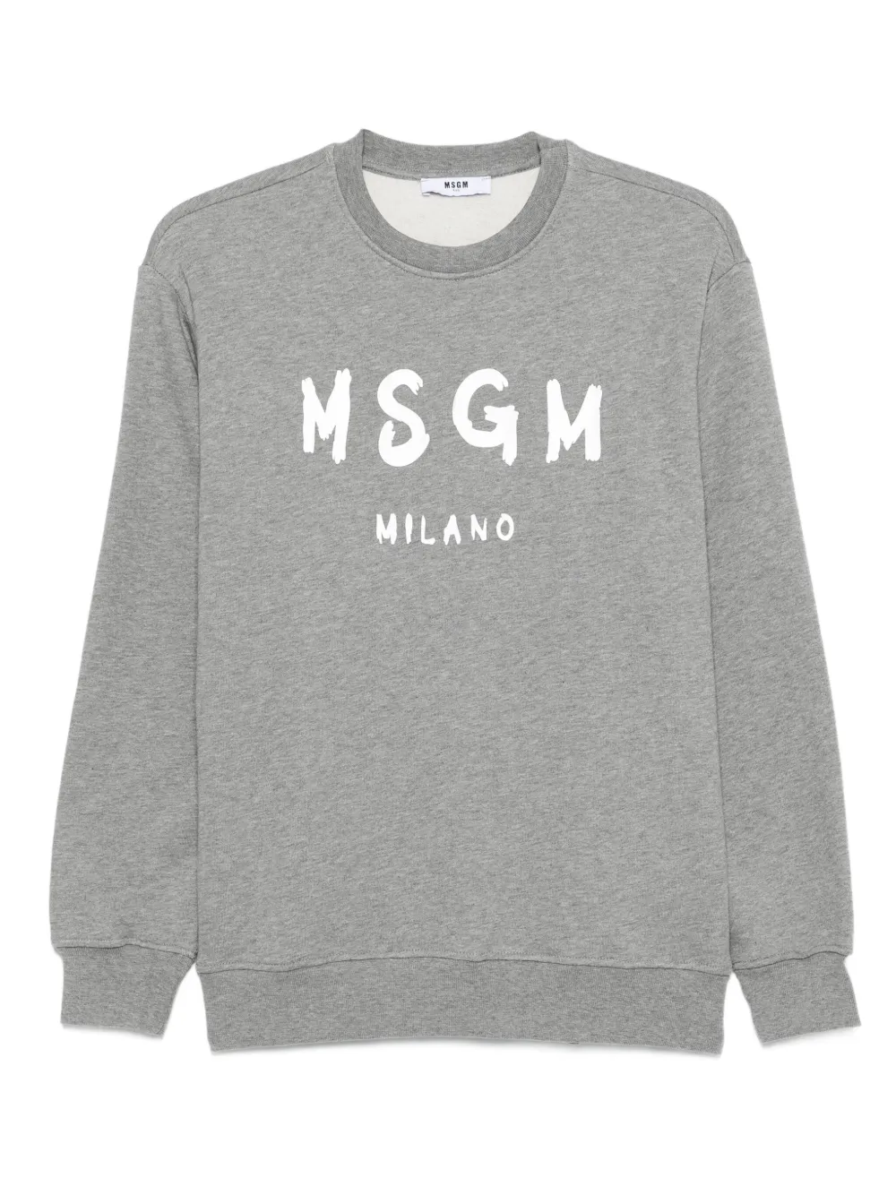 Msgm Kids' Logo-print Sweatshirt In Gray