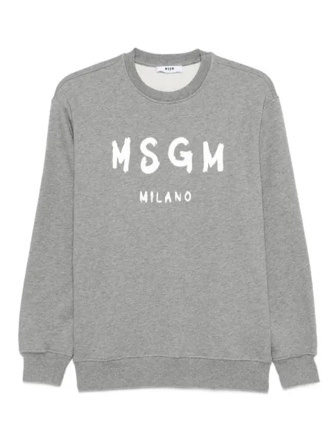 MSGM Kids logo-print sweatshirt