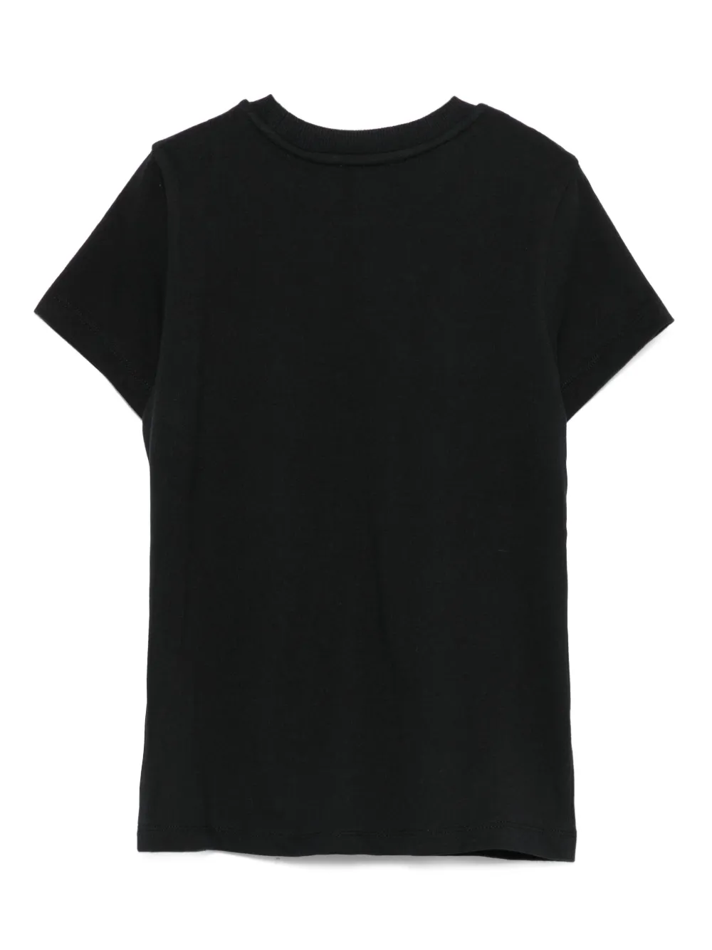 Moschino Kids teddy-print cotton T-shirt Zwart