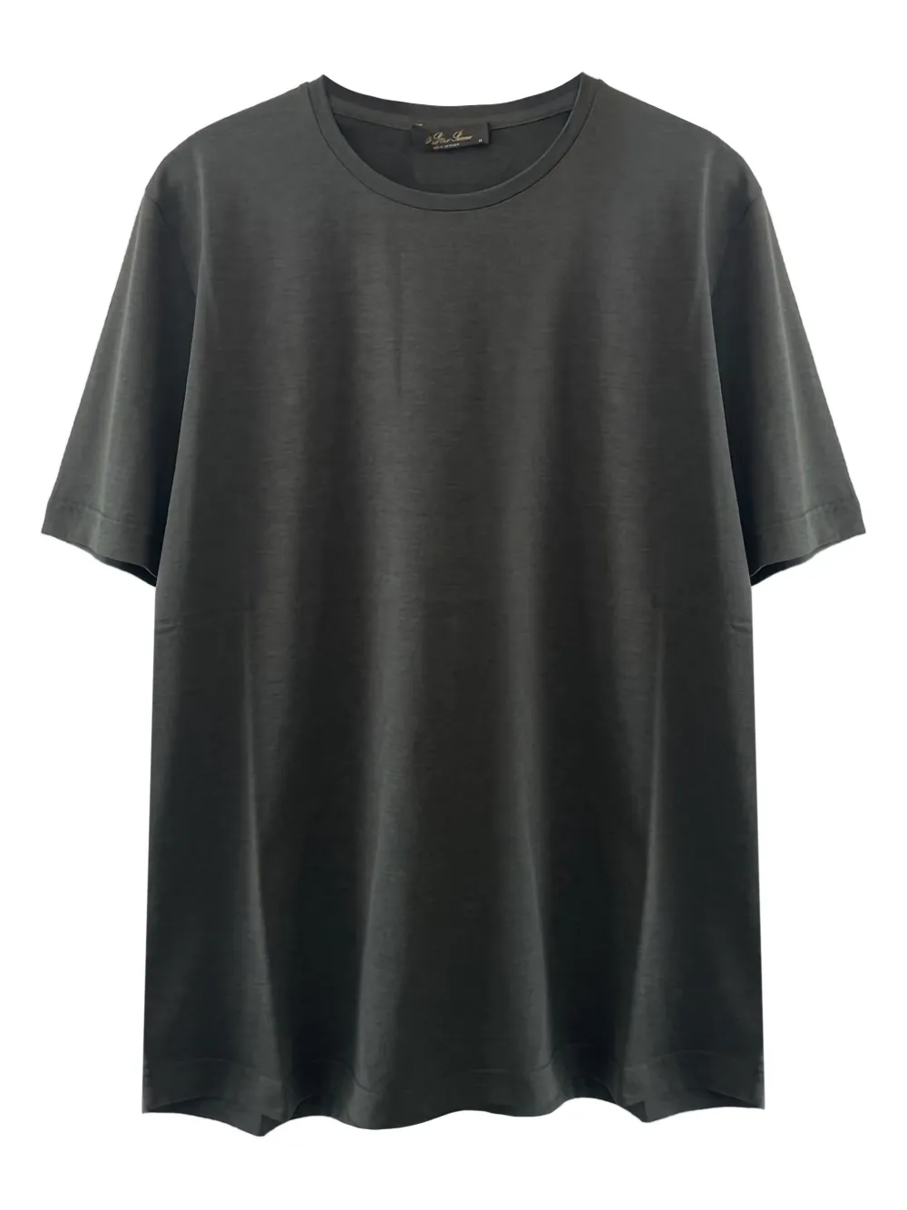Loro Piana round-neck short-sleeve T-shirt Grijs