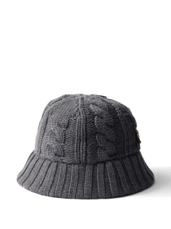 PRADA ハット プラダ ハット 帽子 バケットハット トライアングルロゴ