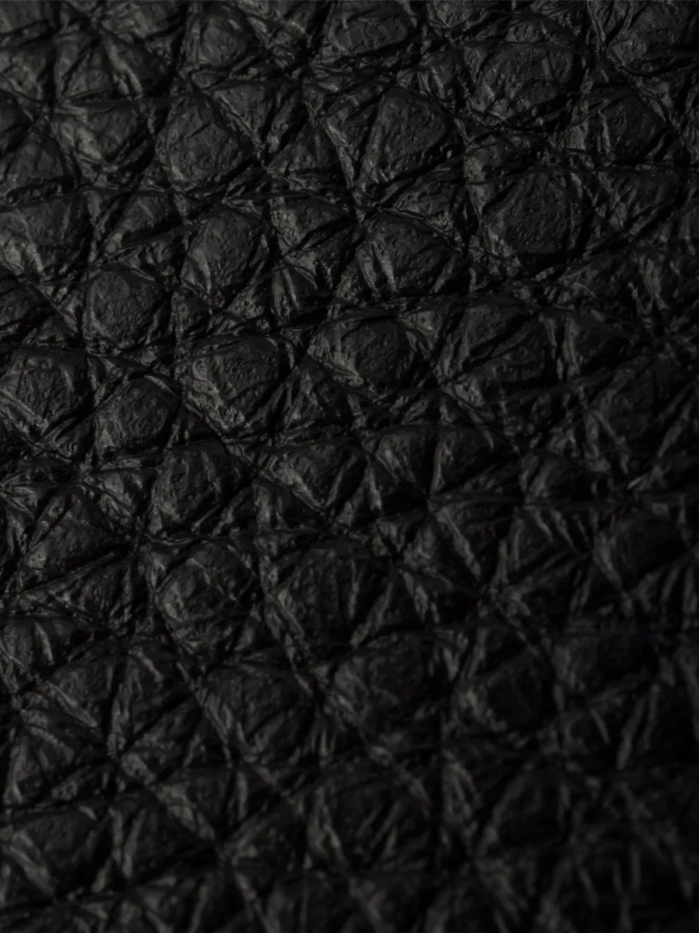Prada Leather Triangle Logo Clutch In Black