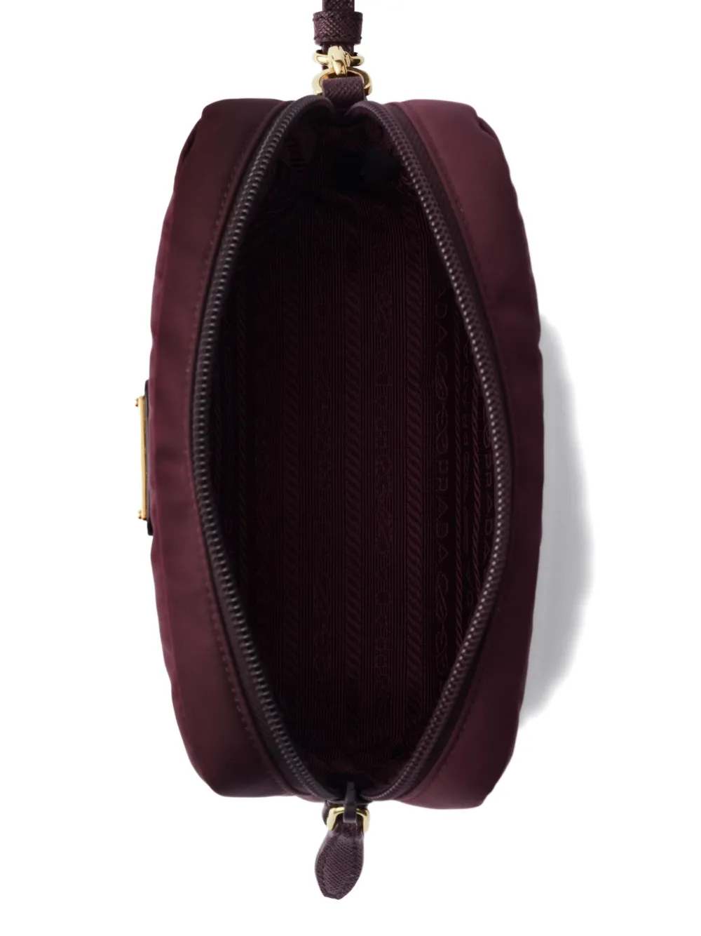 Prada triangle-logo makeup bag Bruin