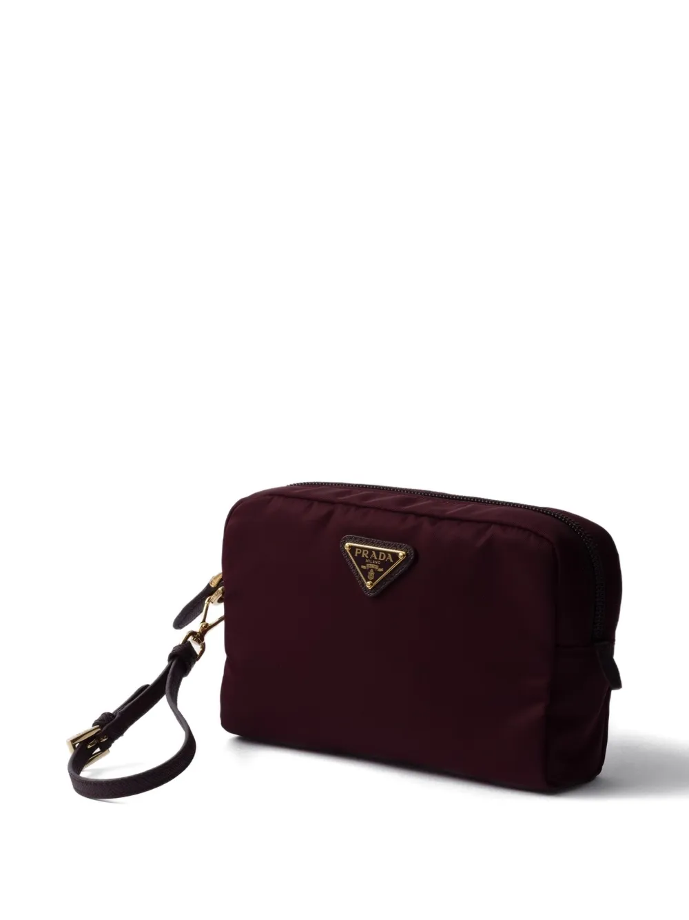 Prada triangle-logo makeup bag Bruin