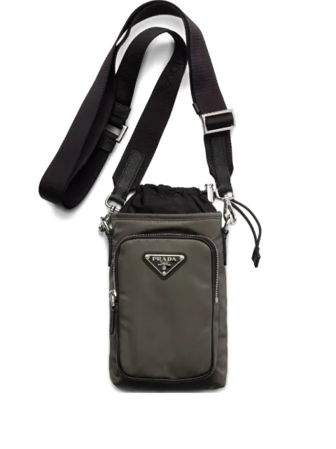 Prada drawstring-closure phone bag
