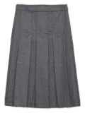 Prada pleated flannel skirt - Grey